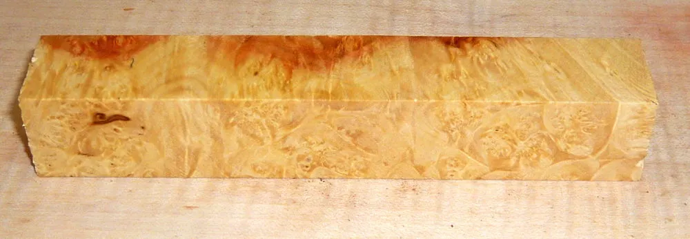 Box Elder, Eschenblättriger Ahorn Maser Pen Blank 120 x 20 x 20 mm