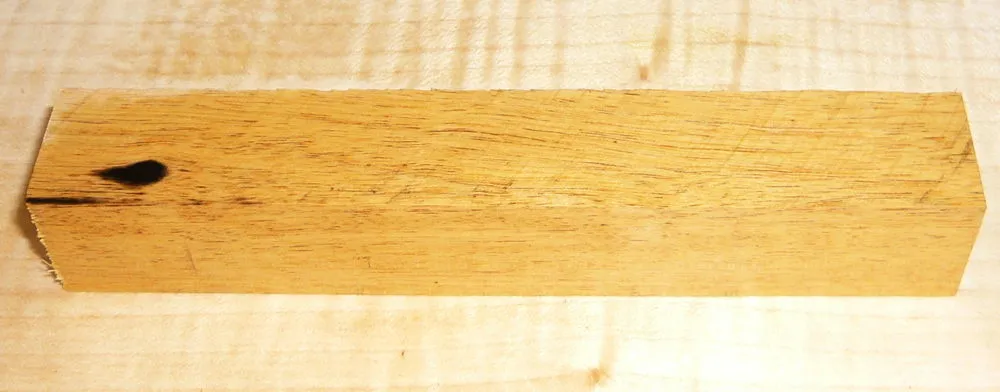 Persimmon, weißes Ebenholz Pen Blank 120 x 20 x 20 mm