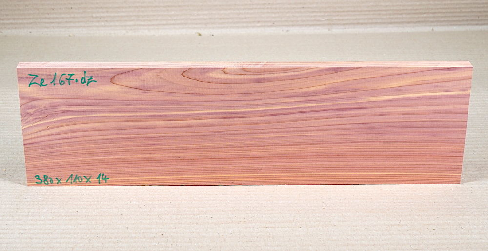 Ze167 Eastern Red Cedar, Juniper Small Board 380 x 110 x 14 mm