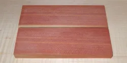 Virginia-Wacholder, Rotzeder Griffschalen 120 x 40 x 10 mm