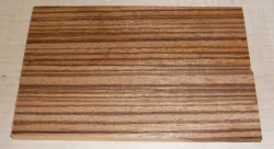 Zebrawood Folder Knife Scales 120 x 40 x 4 mm