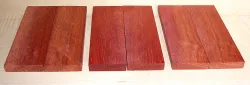 Blutholz, rotes Satinholz Griffschalen 120 x 40 x 10 mm