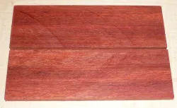 Blutholz, rotes Satinholz Folder-Griffschalen 120 x 40 x 4 mm
