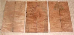 Oregon-Ahorn Maser Folder-Griffschalen 120 x 40 x 4 mm