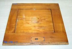 Ki507 Antique Biedermeier Solid Cherry Wood Panel 440 x 385 x 20 mm