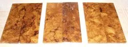 Sindora Burl Folder Scales 120 x 40 x 4 mm