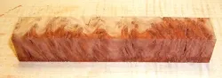 Red Mallee Burl bicolour Pen Blank 120 x 20 x 20 mm