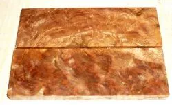 Pyinma Maser Folder-Griffschalen 120 x 40 x 4 mm