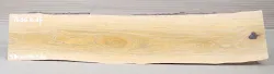 Po036 Lignum Vitae, Guaiacum Sapwood Log Section 580 x 110 x 20 mm