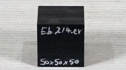 Eb214 Ebony Cube 50 x 50 x 50 mm