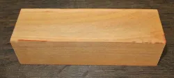 Pear Wood unsteamed Knife Block 120 x 40 x 30 mm