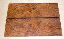 2385 Desert Ironwood Burl Folder Scales 120 x 40 x 4 mm