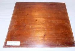 Ma504 Antique Mahogany solid Board 19th Century 490 x 440 x 6 mm