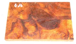 2416 Desert Ironwood Burl Knife Scales unpaired 125 x 40 x 9 mm