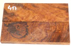 2417 Desert Ironwood Burl Knife Scales unpaired 125 x 40 x 9 mm