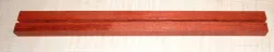 Pad018 Padauk, Coral Wood Pair of Chop Stick Blanks 240 x 10 x 10 mm