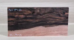 Mak124 Macassar Ebony Board 380 x 190 x 20 mm