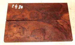2430 Desert Ironwood Burl Knife Scales 120 x 40 x 9 mm