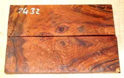2432 Desert Ironwood Burl Knife Scales 120 x 40 x 9 mm