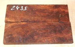 2435 Desert Ironwood Burl Knife Scales 120 x 40 x 9 mm