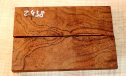 2438 Desert Ironwood Burl Knife Scales 120 x 40 x 9 mm