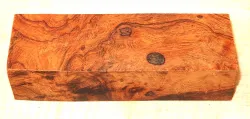 2451 Wüsteneisenholz Maser Griffblock 120 x 40 x 30 mm