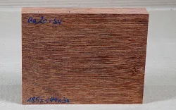 Ag020 Angelim, Andira, red Cabbage Block 185 x 140 x 30 mm