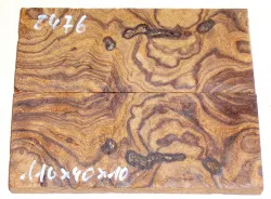 2276 Desert Ironwood Burl Knife Scales 110 x 40 x 10 mm