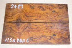 2283 Desert Ironwood Burl Knife Scales 125 x 40 x 6 mm