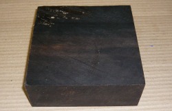 Eb007 Ebenholz-Block, Schalenrohling 150 x 150 x 60 mm