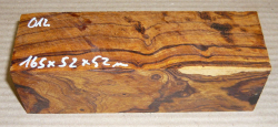 0012 Desert Ironwood Burl Pepper Mill Blank 165 x 52 x 52 mm