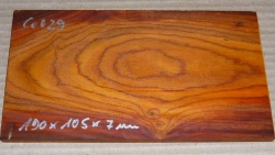 Co029 Cocobolo Small Board 190 x 105 x 7 mm