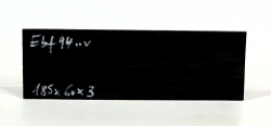 Ebf094 Ebony Saw Cut Veneer 185 x 60 x 3 mm