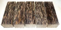 Palmenholz schwarz Messergriffblock 120 x 40 x 30 mm