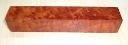 Redwood Burl Pen Blank 120 x 20 x 20 mm